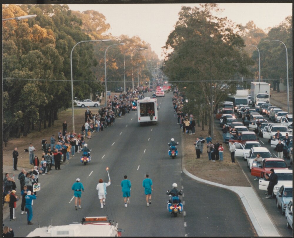 Torch relay runner, Sydney 2000 Olympics