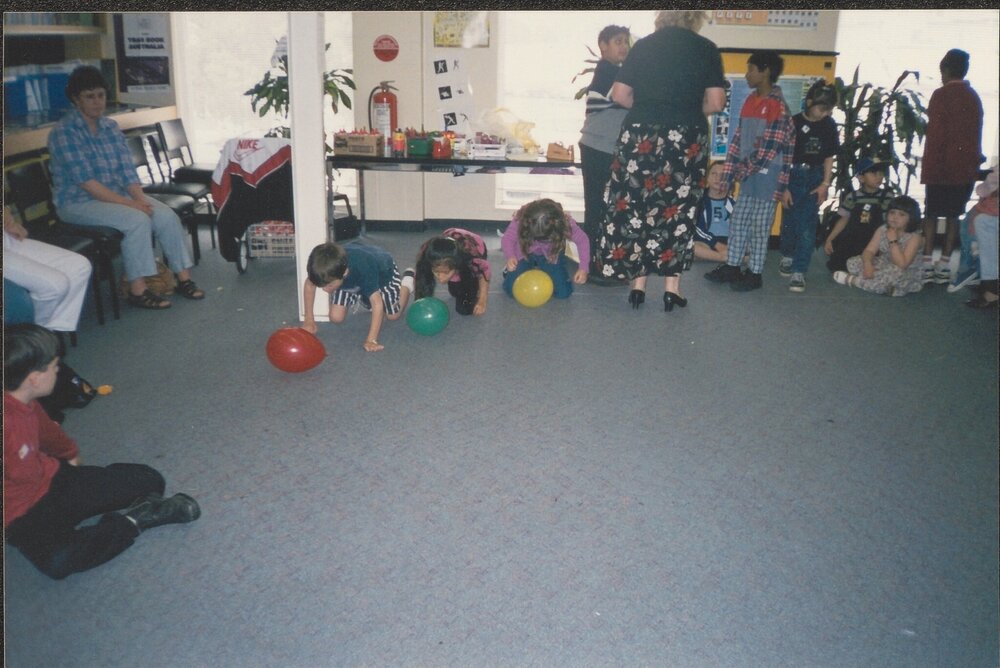School holiday activity, 2000 Olympics, Max Webber library
