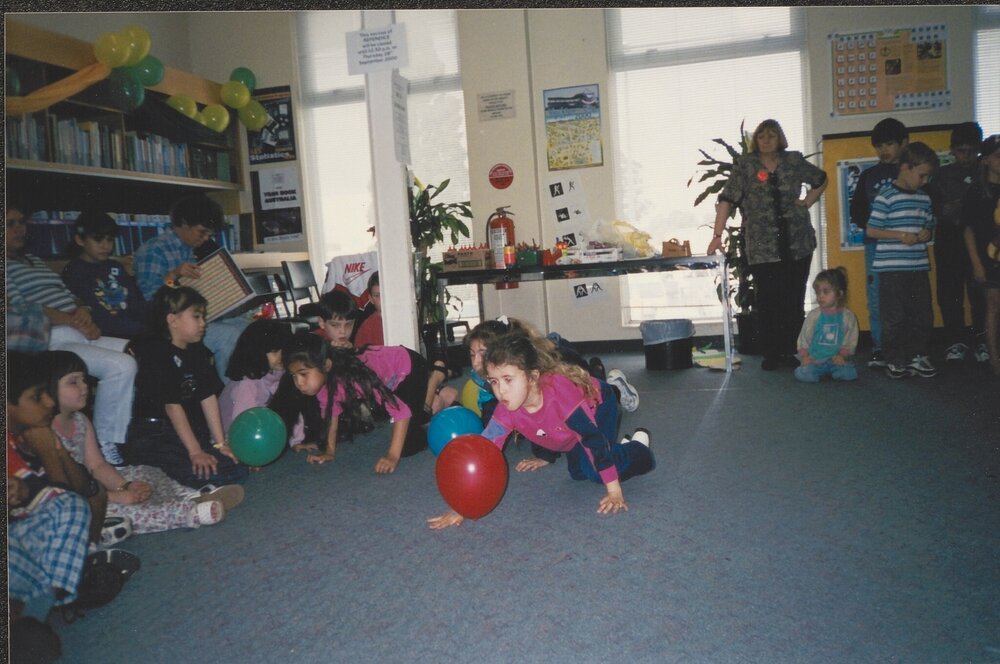 School holiday activity, 2000 Olympics, Max Webber library
