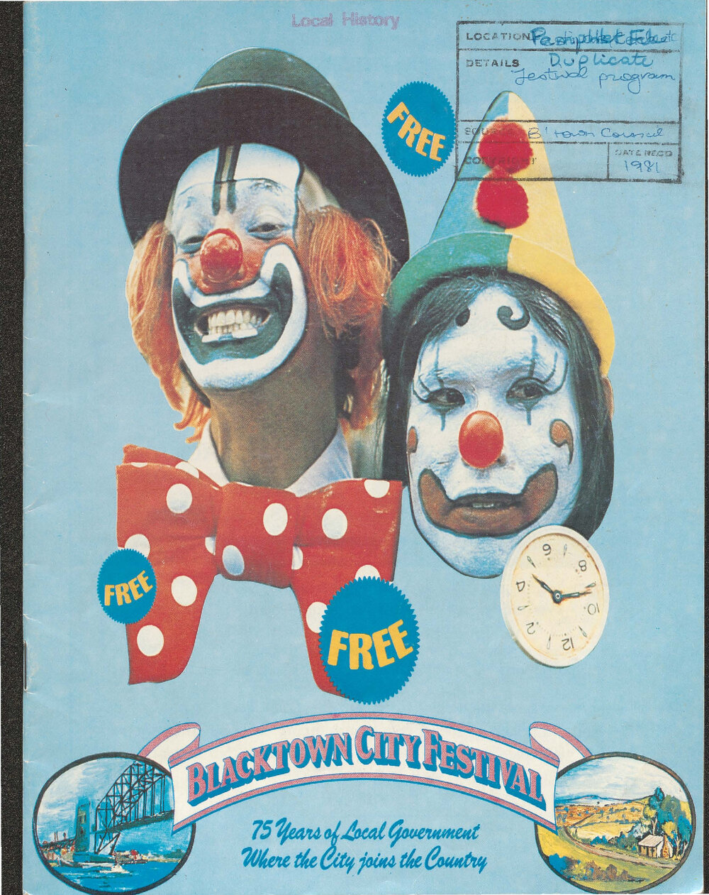Blacktown City Festival Program, 1981