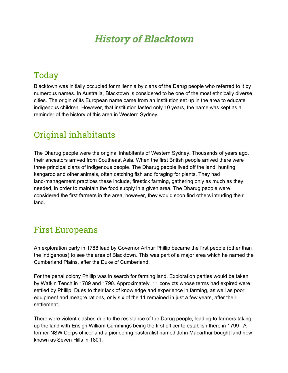 History of Blacktown, 2016