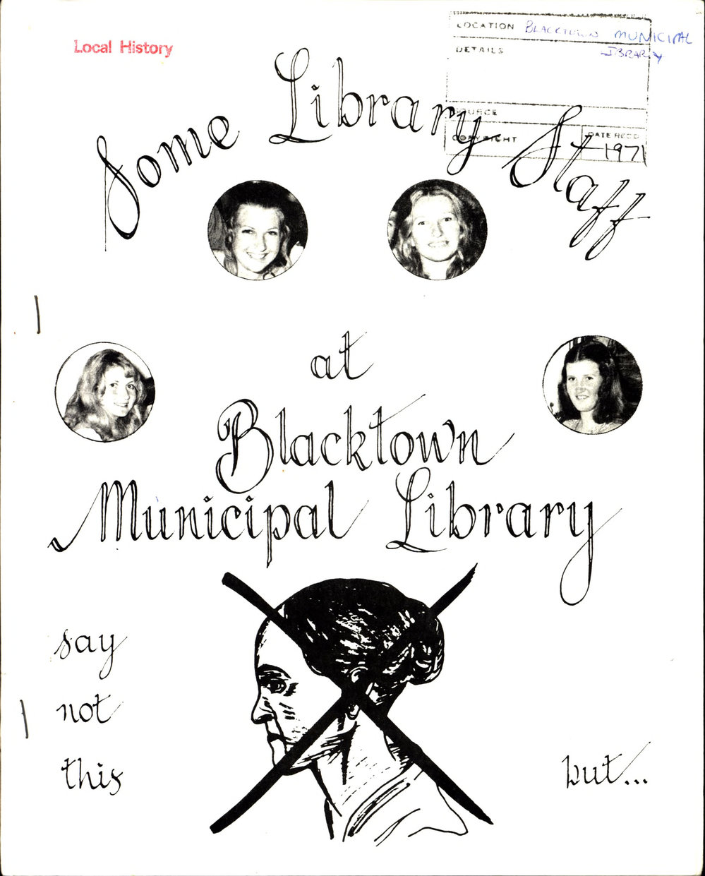 Some library staff at Blacktown Municipal Library