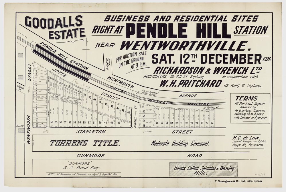 Goodall's Estate, Pendle Hill