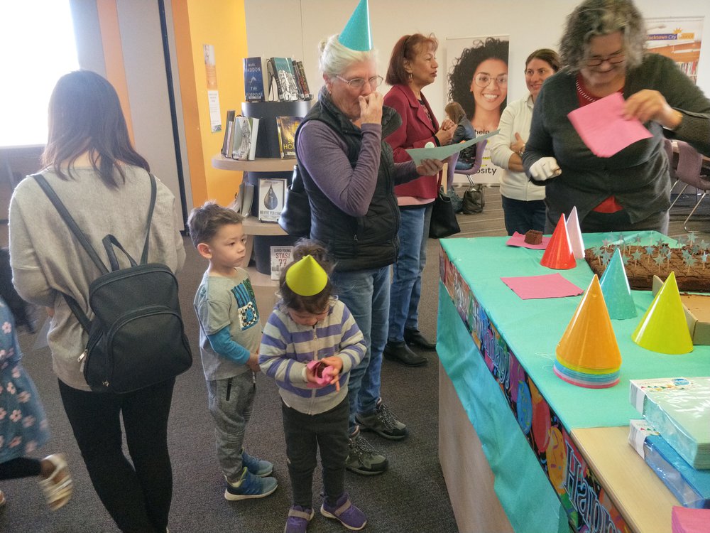 10th anniversary celebrations, Dennis Johnson Branch Library, Stanhope Gardens