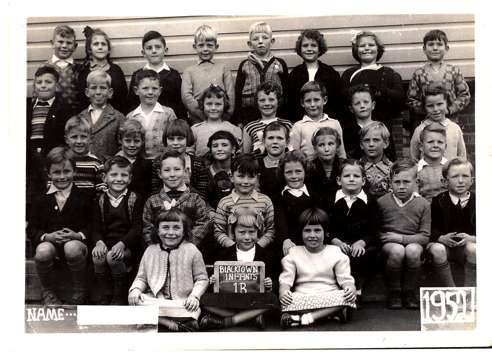 Blacktown Public School, 1952 Class 1B Infants