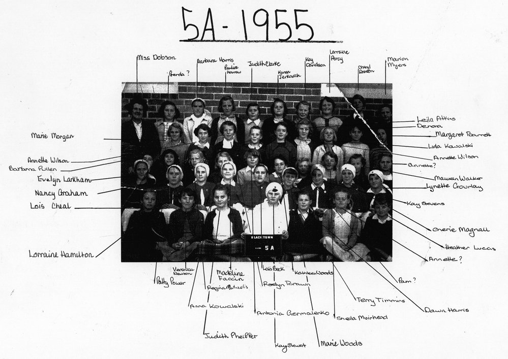 Blacktown Public School, 1955 Class 5A