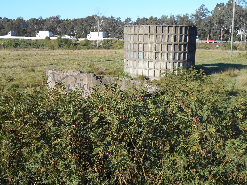 Concrete and brick silos, Great Western Highway, Prospect