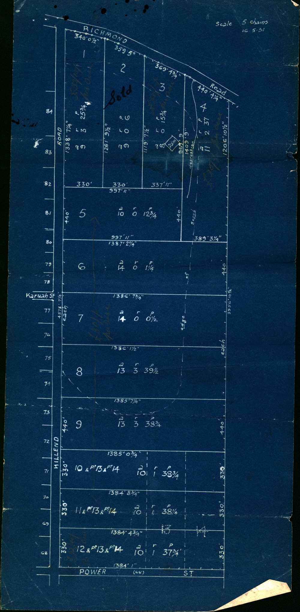 Subdivision Plan, Hillend Road Doonside