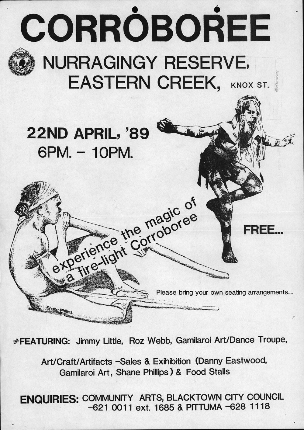 Corroboree at Nurragingy Reserve, 1989