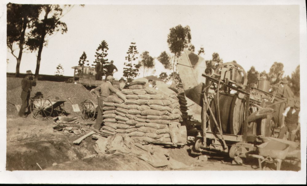 Workers at Prospect Reservoir site