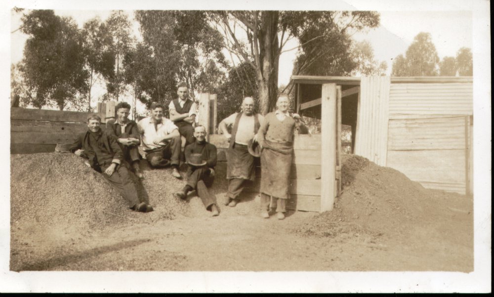 Workers at Prospect Reservoir site