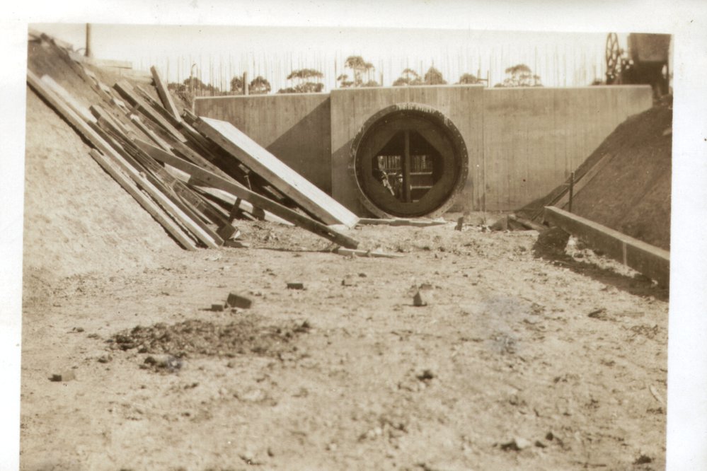 Construction at Prospect Reservoir site