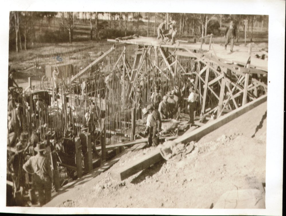 Construction at Prospect Reservoir, Prospect