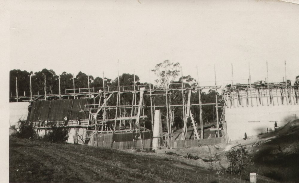 Construction at Prospect Reservoir, Prospect
