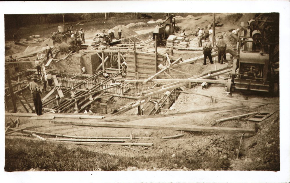 Construction at Prospect Reservoir, Prospect