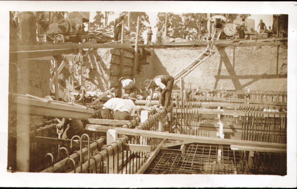 Construction at Prospect Reservoir, Prospect