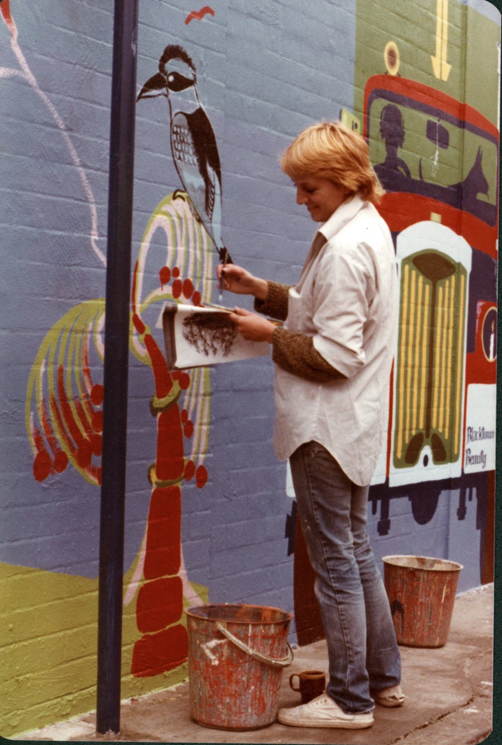 Max Webber Library Blacktown, mural