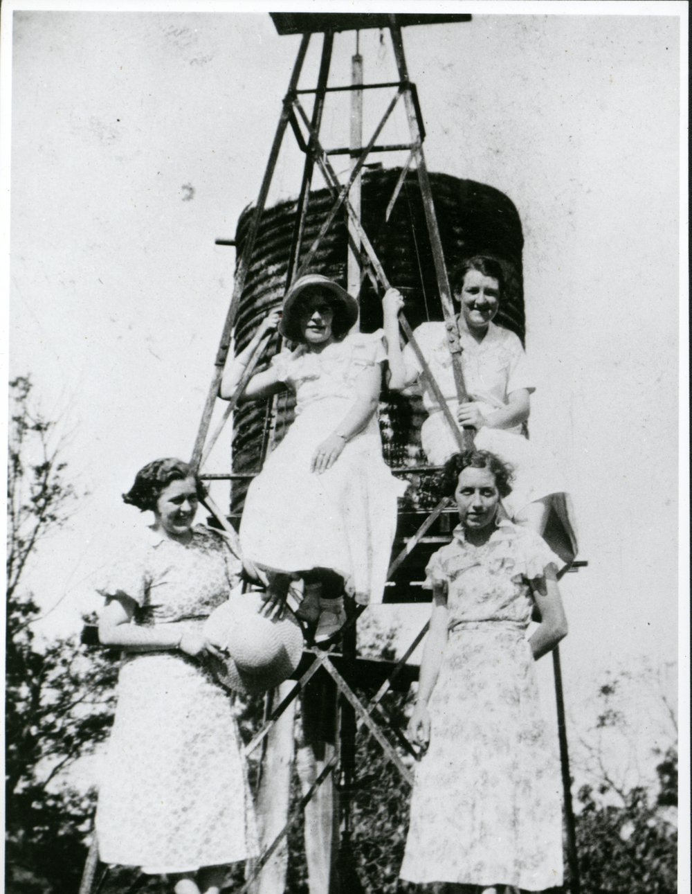 Women at Eastern Creek Windmill