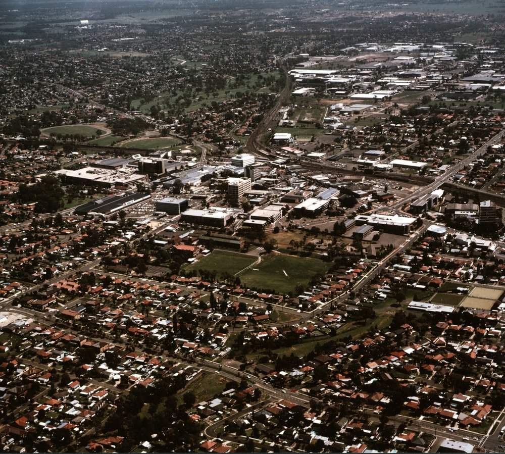 Blacktown CBD Aerial view