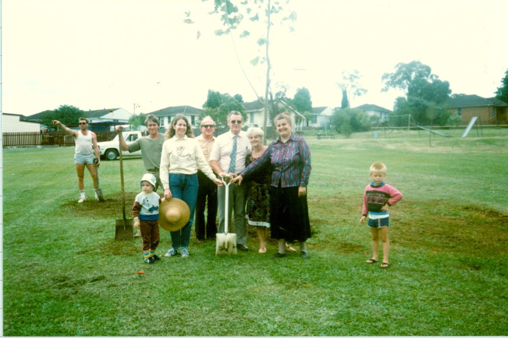 Stuart Mould Park - tree planting