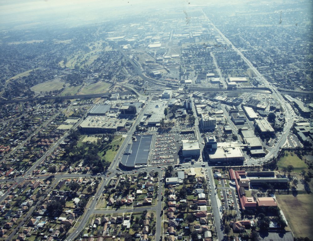 Blacktown Ring Road construction, aerial view