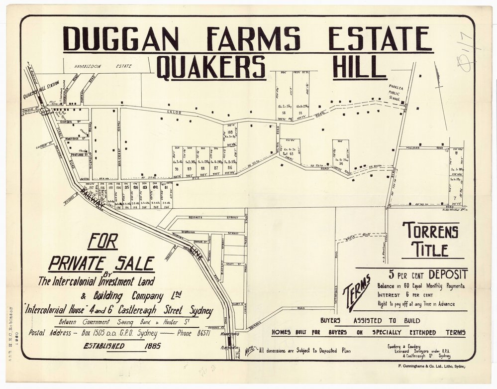 Duggan Farms Estate, Quakers Hill