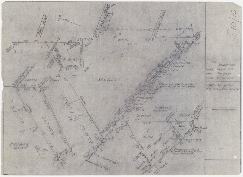 Plan of Seven Hills area