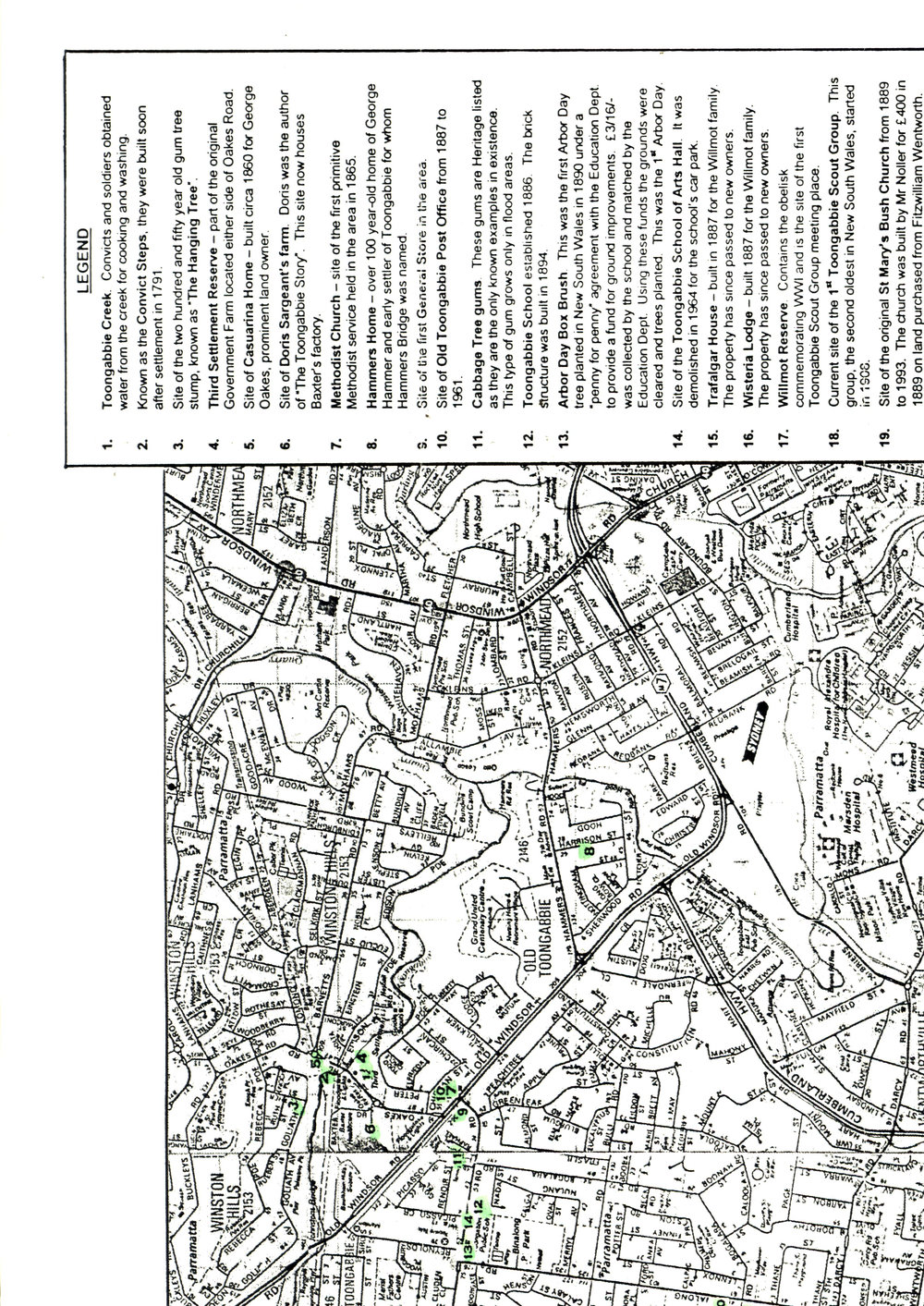 Toongabbie &amp; District Historical Society Membership Form