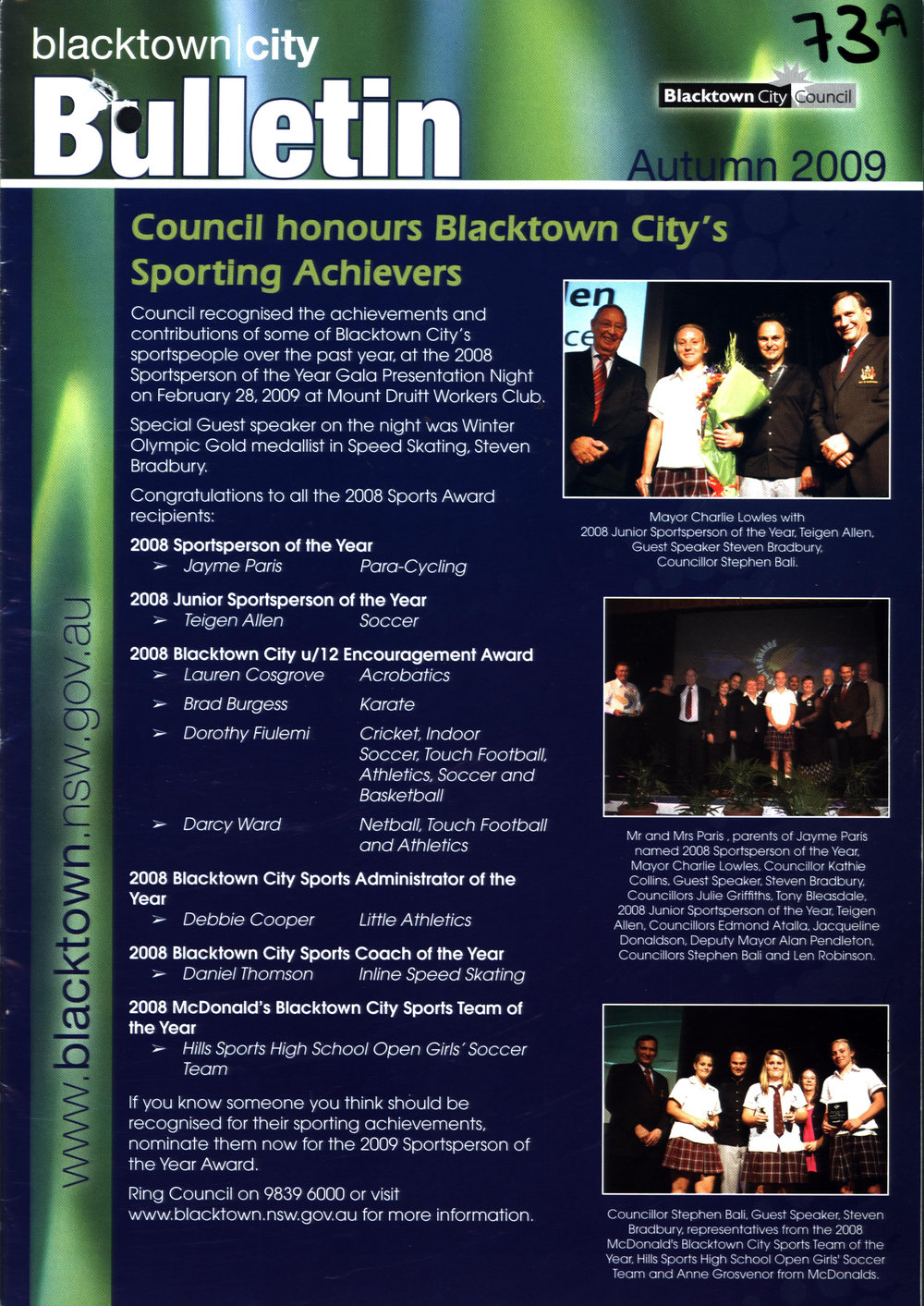Blacktown City Bulletin, Autumn 2009