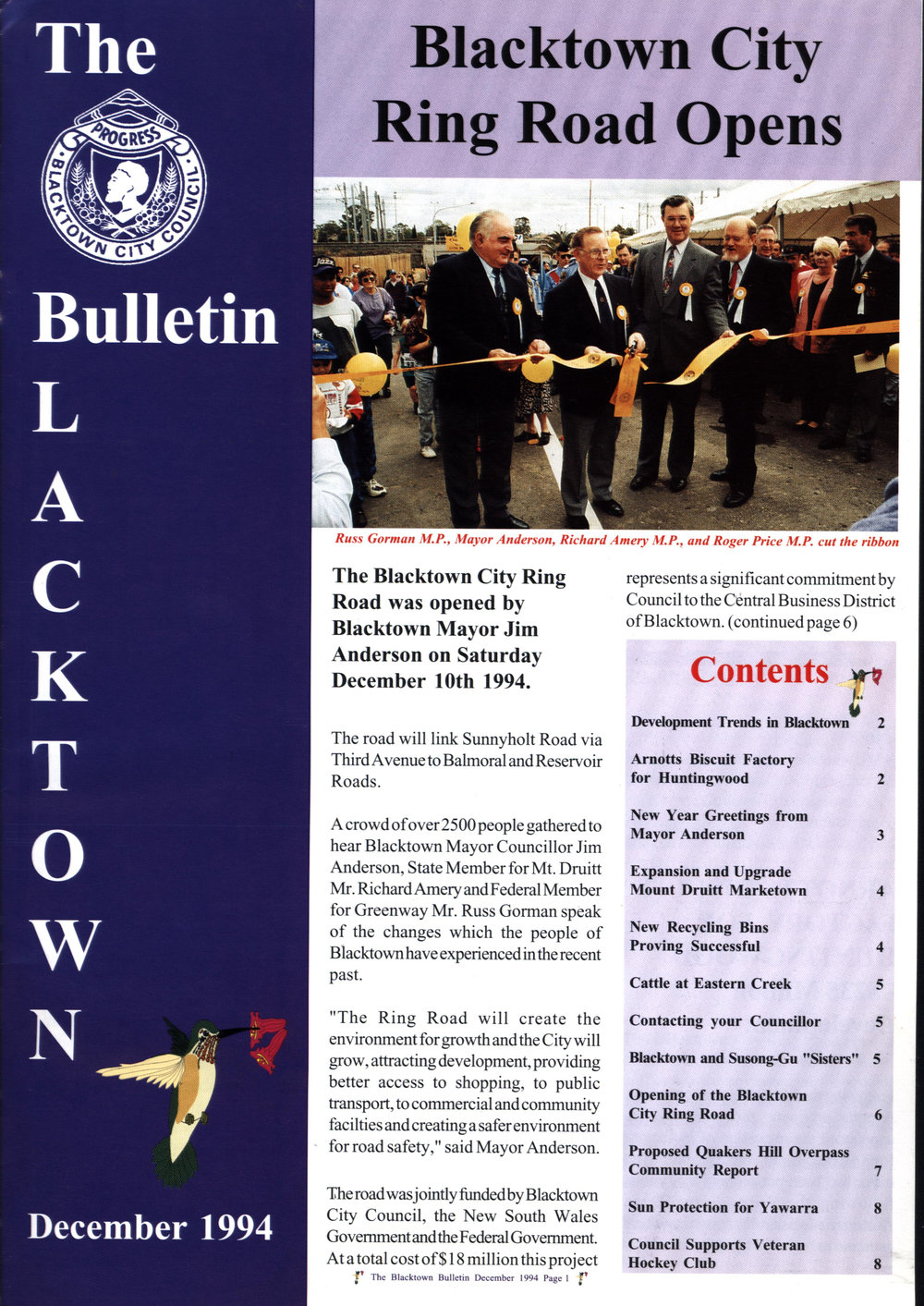 The Blacktown Bulletin,  December 1994