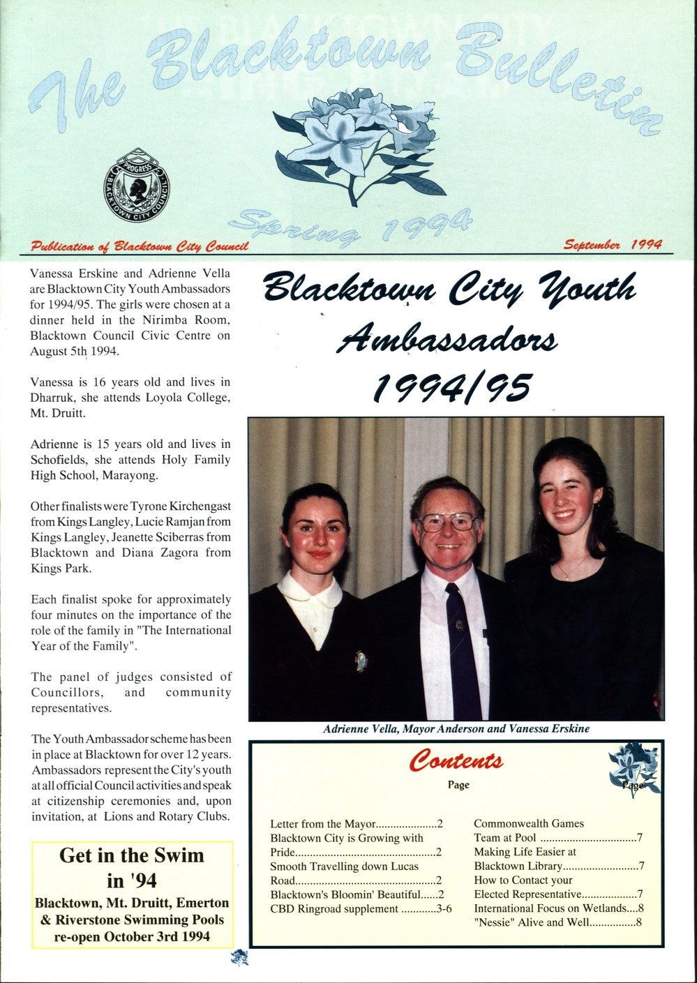 The Blacktown Bulletin, Spring 1994