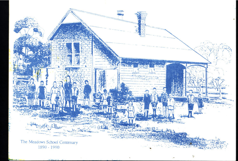 The Meadows Public School Centenary invitation, 1990