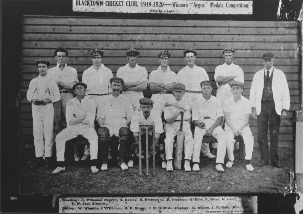 Blacktown Cricket Club, Argus Competion winners, 1919-1920