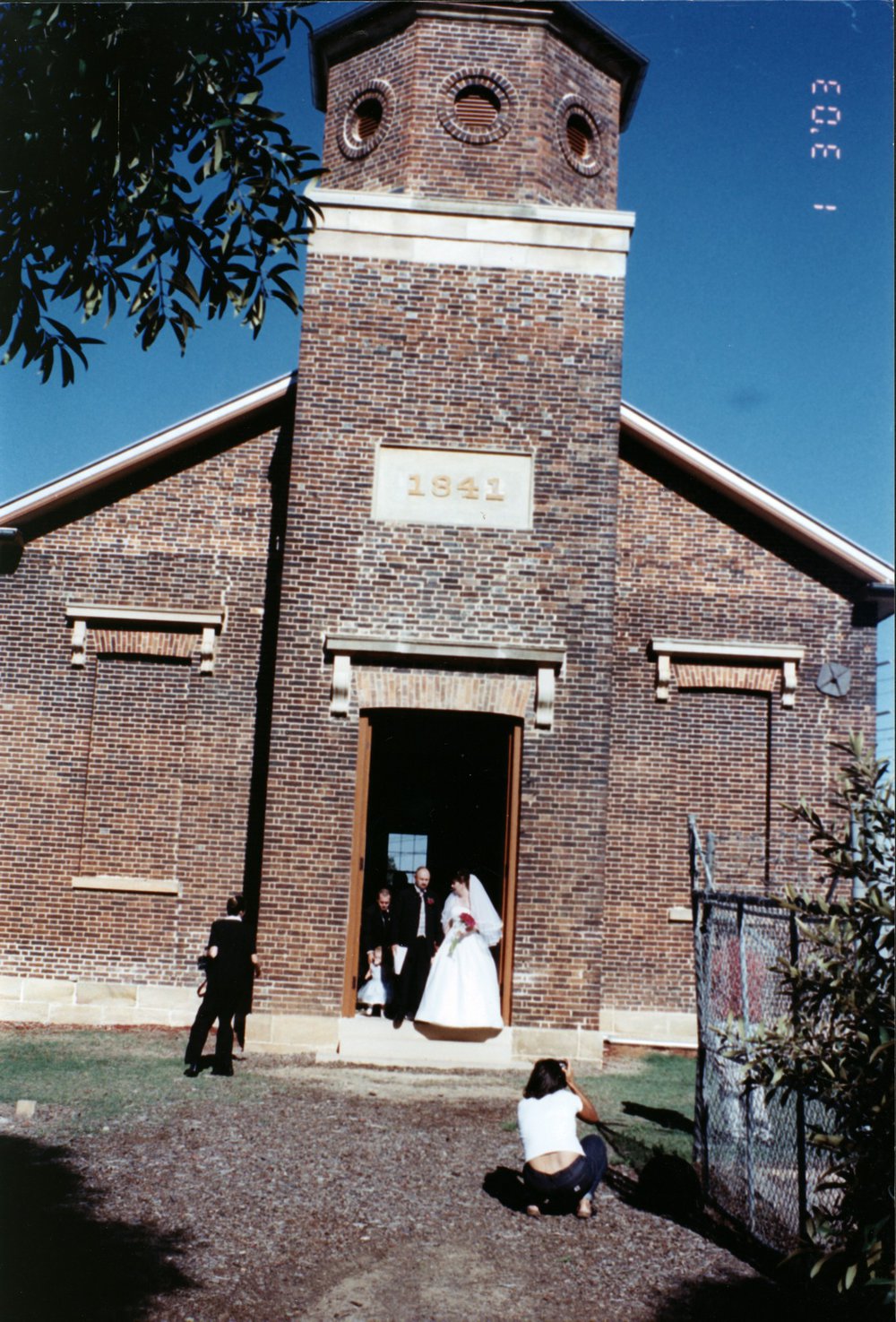 Wedding of David Price to Shannon Rhind, St Bartholomew's Prospect, 2003