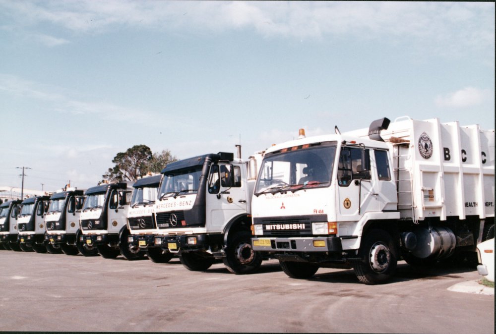 Garbage trucks, Rooty Hill depot