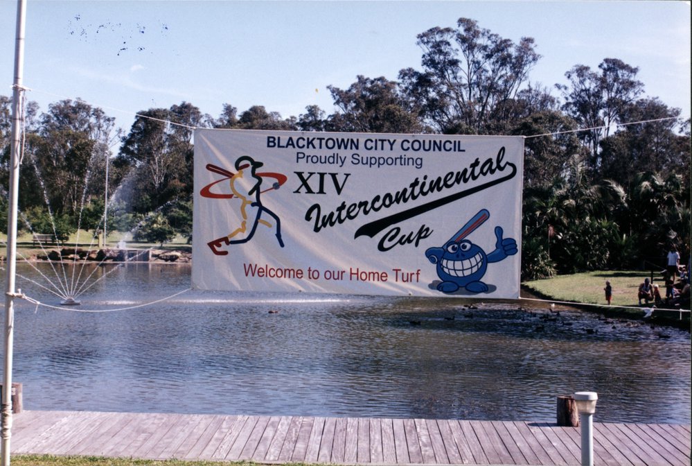 Banner - XIV Intercontinental Cup Baseball, 1999