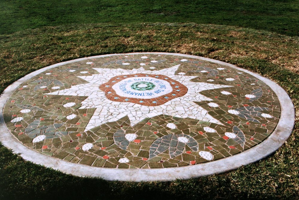 Long Tan Reserve, official naming and dedication of Battle of Long Tan mosaic, 2006