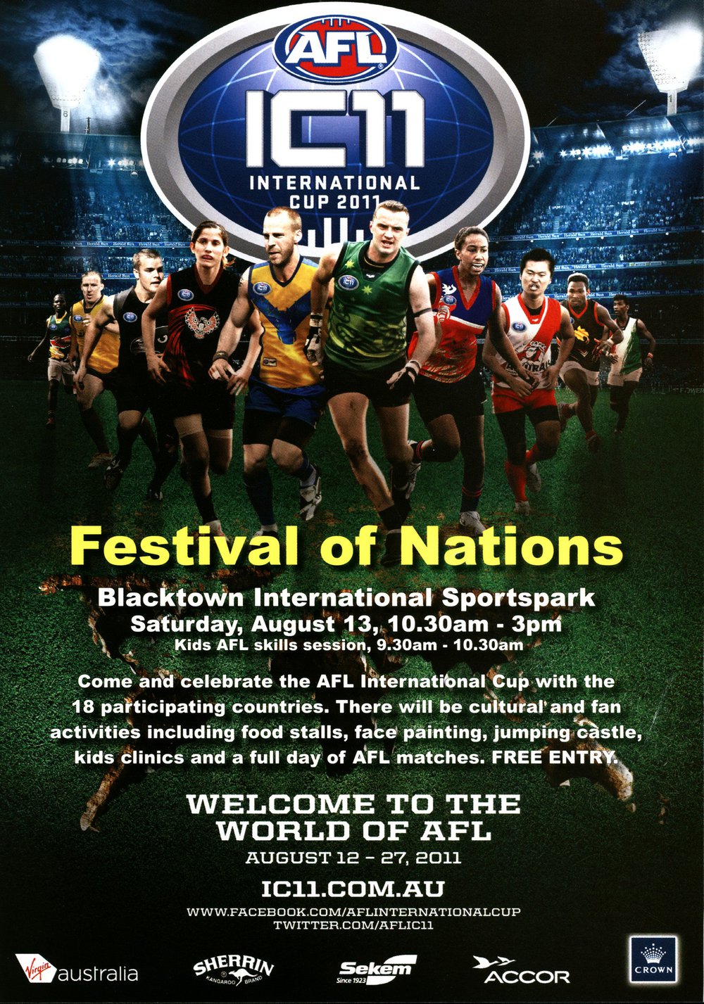 AFL IC11 Festival of Nations, 2011