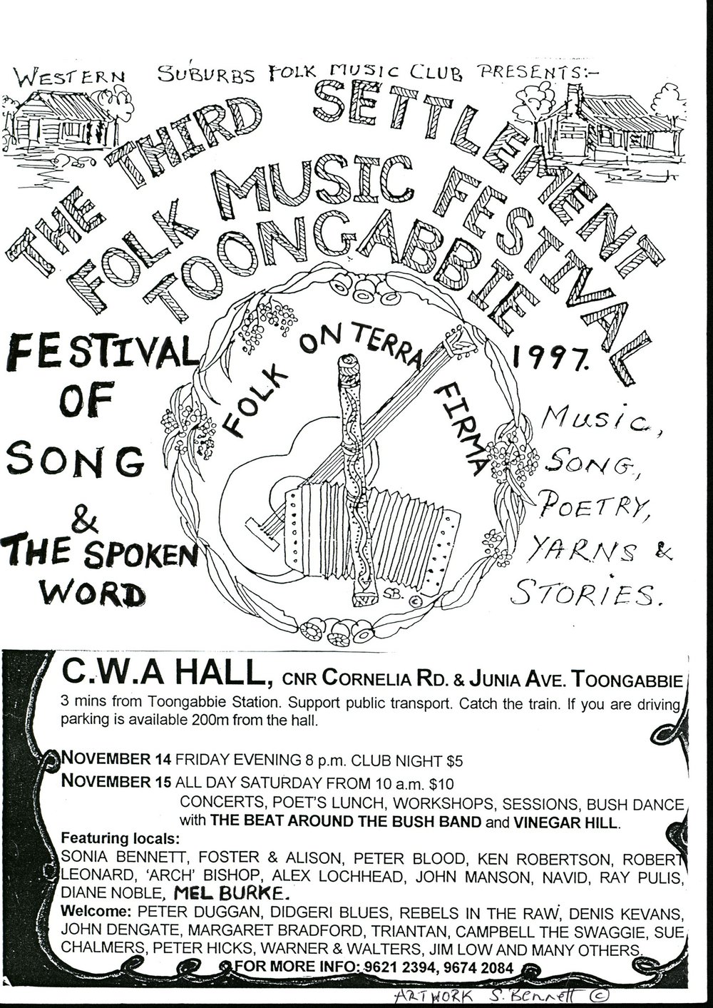 The Third Settlement Folk Music Festival, Toongabbie