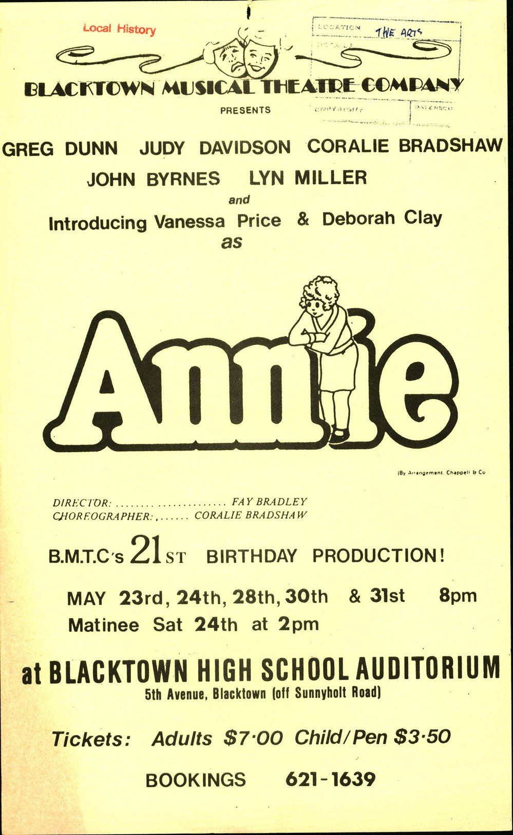 Blacktown Musical Theatre Company production, 1986