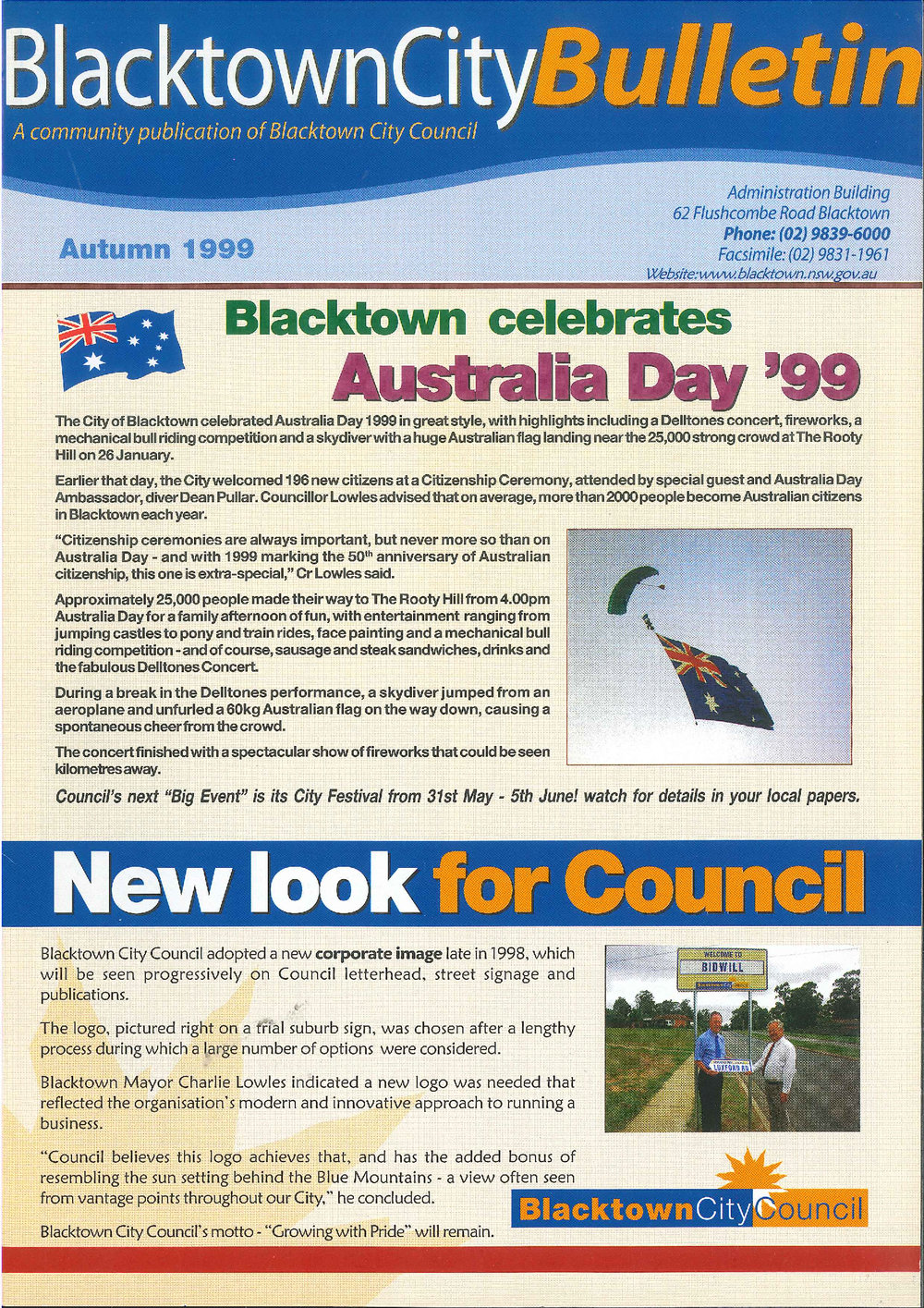 Blacktown City Bulletin, Autumn 1999