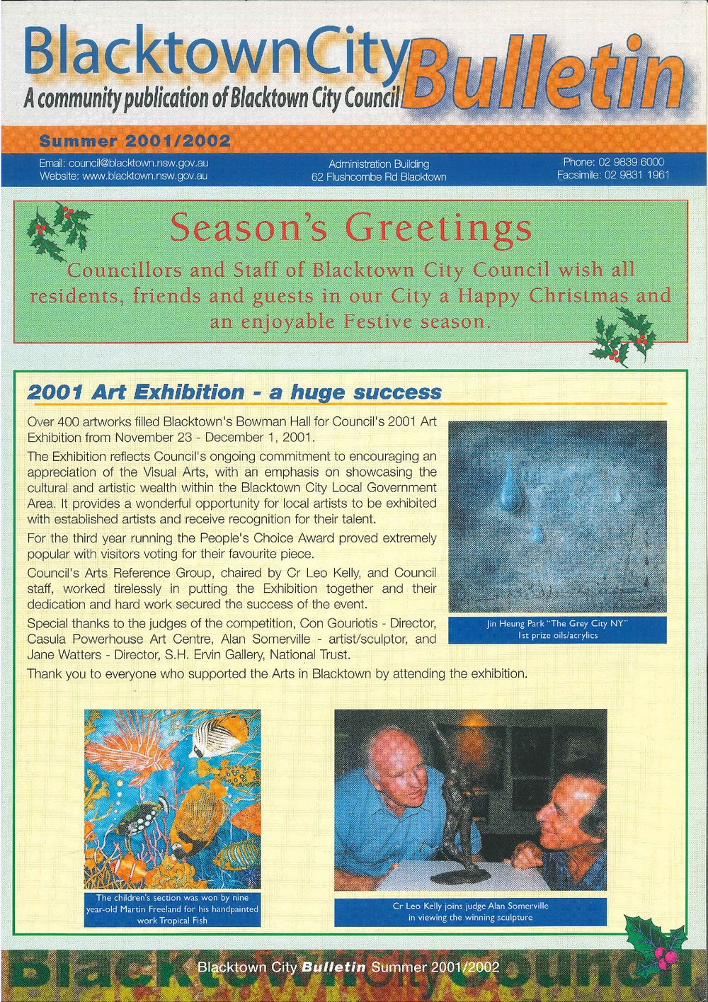 Blacktown City Bulletin, Summer 2001/2002
