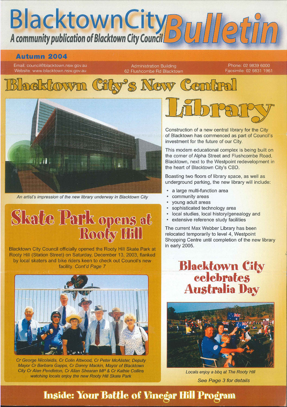 Blacktown City Bulletin, Autumn 2004