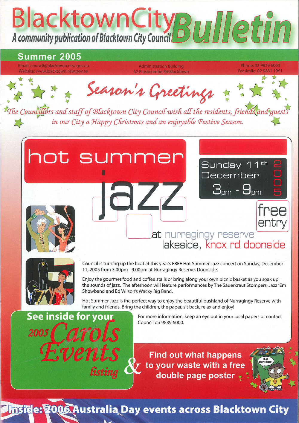Blacktown City Bulletin, Summer 2005