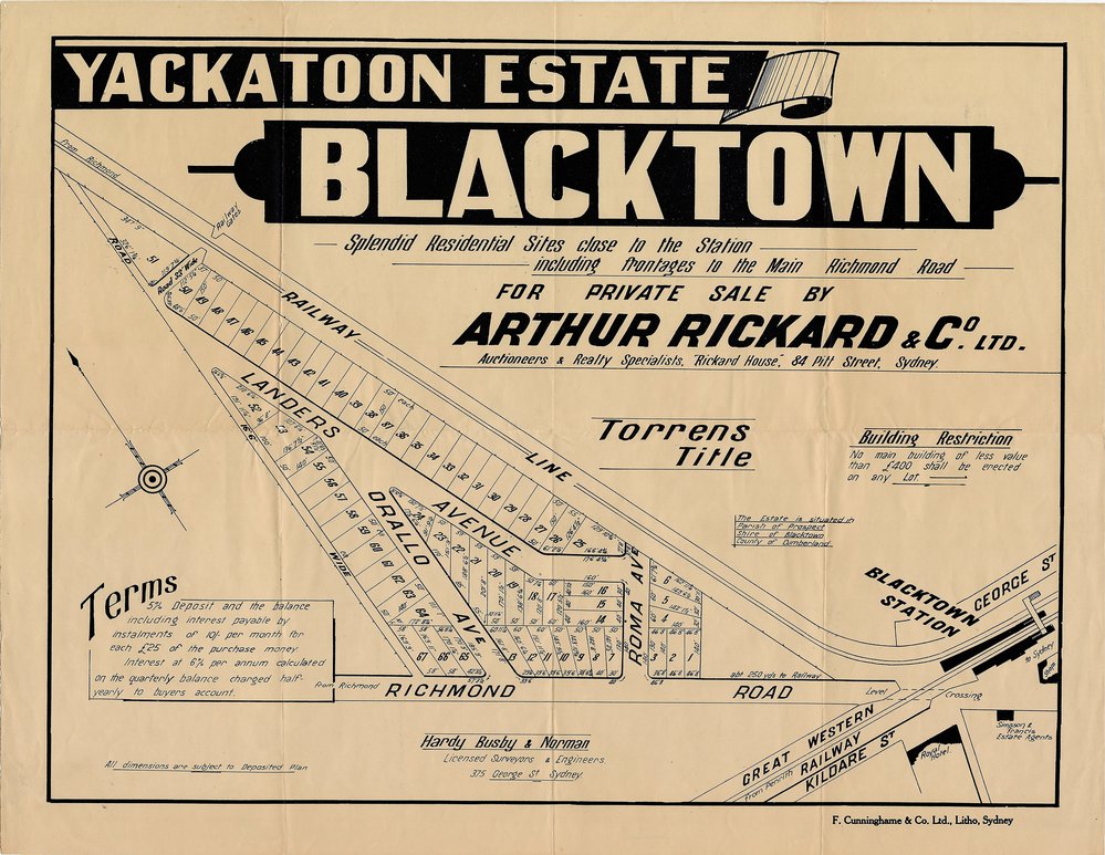 Yackatoon Estate, Blacktown