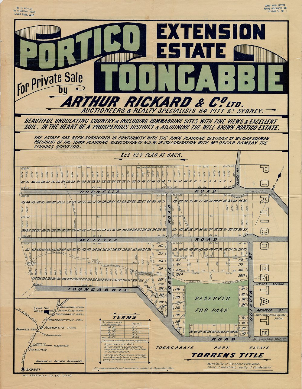 Portico Extension Estate, Toongabbie