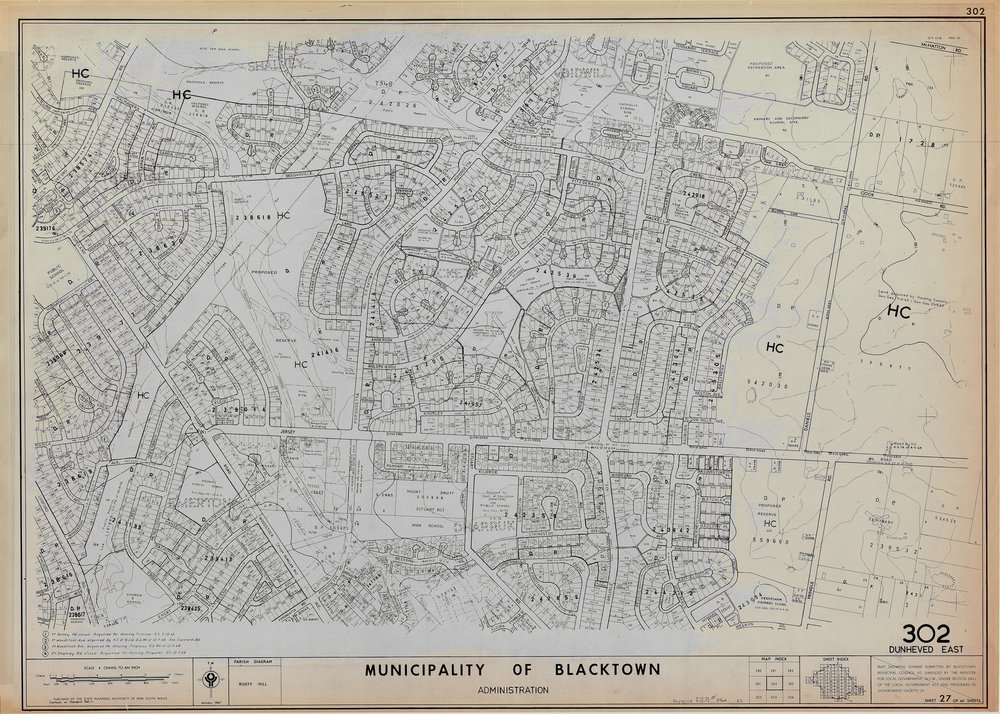 Parish of Rooty Hill, Municipality of Blacktown