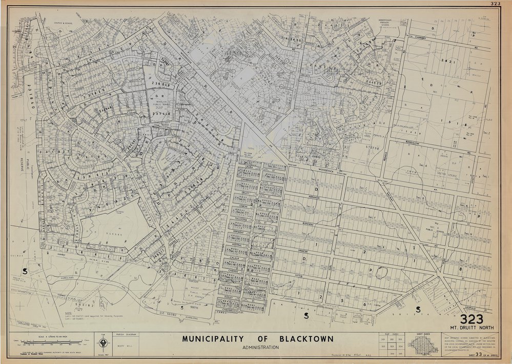 Parish of Rooty Hill, Municipality of Blacktown