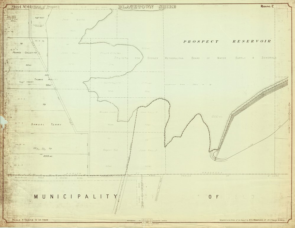 Parish of Prospect, Blacktown Shire. Sheet number 61
