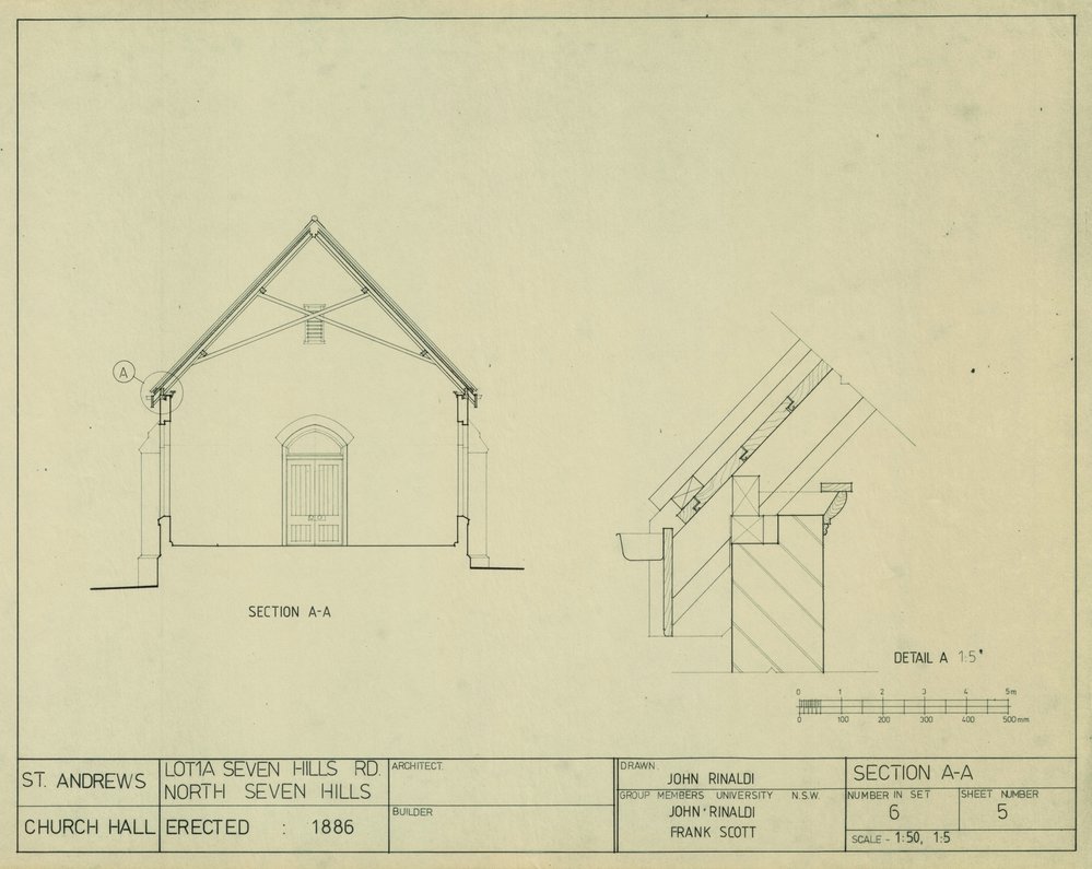 St Andrew's  Church of England Hall, Seven Hills